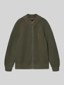 Swetry dla chłopców - Kurtka z dzianiny o kroju regular fit z mieszanki bawełny - miniaturka - grafika 1