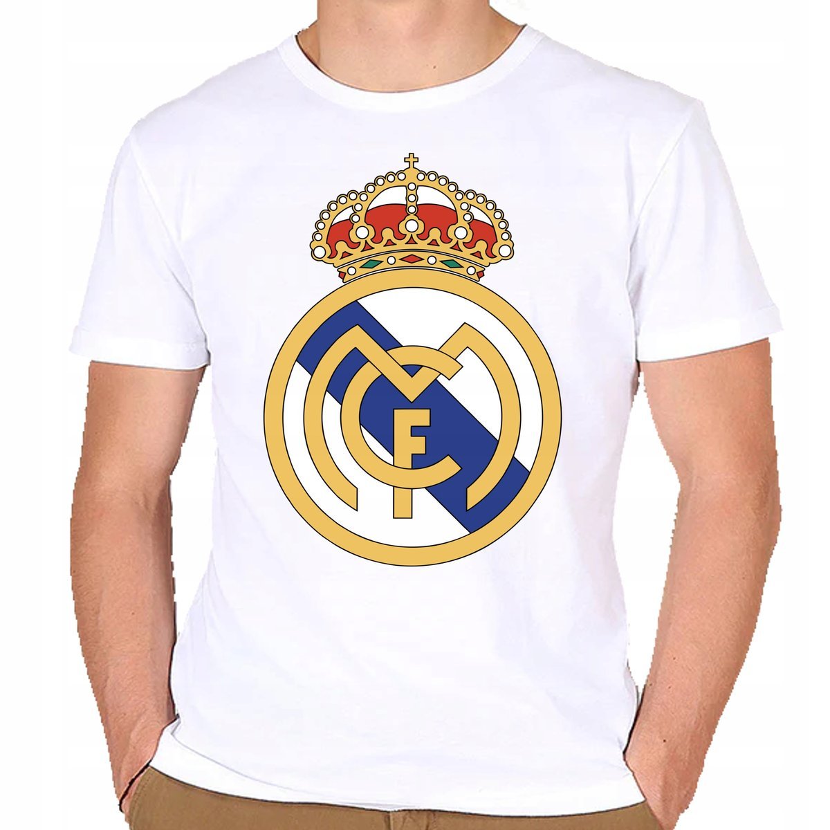 T-Shirt KOSZULKA REAL MADRYT PREZENT HALA MADRID BAWEŁNA JAKOŚĆ XXL 0227