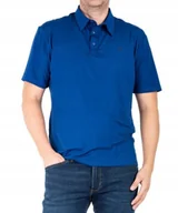 Koszulki męskie - WRANGLER PERFORMANCE POLO BLUE WA7HDUB50 S - miniaturka - grafika 1
