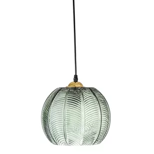 Bloomingville Lampa Green Leaves 30706089 - Lampy sufitowe - miniaturka - grafika 1