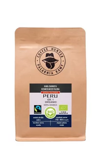 KAWA ZIARNISTA ARABICA 100 % PERU FAIR TRADE BIO 250 g - COFFEE HUNTER - Kawa - miniaturka - grafika 1