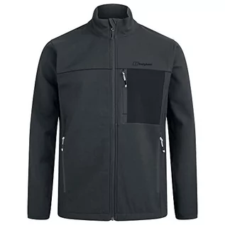 Kurtki męskie - Berghaus Męska kurtka miękka Ghlas 2.0 Szary Szary Pinstripe XL 4A000943CZ8 - grafika 1