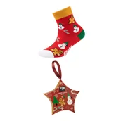 Skarpetki dla dzieci - Skarpety dziecięce FUNSOCKS KIDS CHRISTMAS SOCKS IN STAR BOX 1P - miniaturka - grafika 1