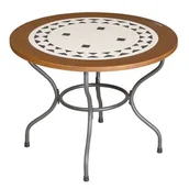 Stoły ogrodowe - Dajar Stół Ogrodowy Okrągły 100cm Como 65792 5904134657923 - miniaturka - grafika 1