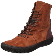 Botki damskie - THINK! Damskie botki TJUB_3-000662, garbowane bez chromu, lekko wyściełane, 5000 MATTONE/kombi, 41 EU - miniaturka - grafika 1