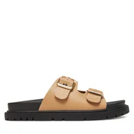 Klapki i japonki damskie - Klapki MEXX MX/021C-HY Beżowy - miniaturka - grafika 1