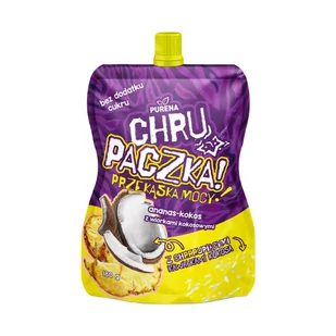 Chrupaczka ananas kokos z wiórkami kokosowymi 180g Purena - Koncentraty warzywne, przeciery - miniaturka - grafika 1