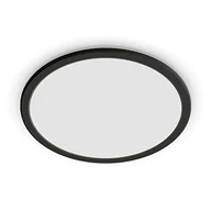 Lampy sufitowe - Philips Superslim LED IP44 2 700 K Ø 24,5cm czarna - miniaturka - grafika 1