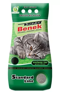 Certech Żwirek Benek Super Zielony Las 25l (20 kg) +gratis - Żwirek dla kotów - miniaturka - grafika 1