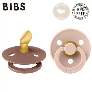 Bibs Colour Anatomical 2-Pack Blush & Woodchuck S Smoczek Anatomiczny Kauczuk Hevea - Smoczki uspokajające - miniaturka - grafika 1