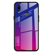 Etui i futerały do telefonów - Gradient Glass etui pokrowiec nakładka ze szkła hartowanego Samsung Galaxy A20e różowo-fioletowy - miniaturka - grafika 1