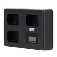 Ładowarki i akumulatory - Ładowarka trójkanałowa NEWELL TT-USB-C do akumulatorów NP-FW50 - miniaturka - grafika 1