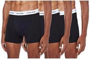 Spodenki damskie - Calvin Klein 3p Trunk Bokserki (szorty) Mężczyźni , Czarny , L - miniaturka - grafika 1