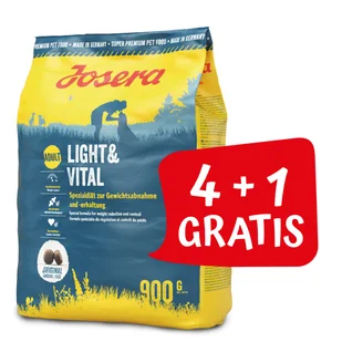 Josera Light & Vital drób 5 x 900g - Sucha karma dla psów - miniaturka - grafika 3