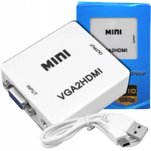 Złącze adapter VGA+audio-HDMI CB-31395 - Adaptery i przejściówki - miniaturka - grafika 1