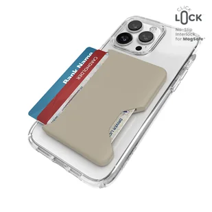 Portfel SPECK ClickLock Wallet For MagSafe Beżowy - Etui i futerały do telefonów - miniaturka - grafika 3