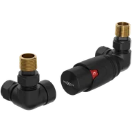 Zawory i kraniki - Mexen G00 zestaw termostatyczny osiowy, czarny - W903-900-70 - miniaturka - grafika 1