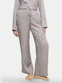 Piżamy damskie - Triumph Spodnie piżamowe Silky Sensuality 10221174 Szary Relaxed Fit - miniaturka - grafika 1