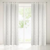 Zasłony - Eurofirany zasłona firanka firanka noemi 140 X 250 schlauf, poliester, biała, 250 x 140 x 1 cm 16811 - miniaturka - grafika 1