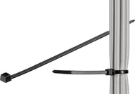 Maskownice do kabli - Goobay Opaska kablowa, nylon odporny na warunki atmosferyczne, kolor czarny - miniaturka - grafika 1