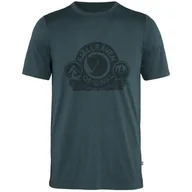Koszulki sportowe męskie - Męska koszulka Fjällräven Abisko Wool Classic SS M Rozmiar: XL / Kolor: ciemnoniebieski - miniaturka - grafika 1
