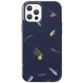 Etui i futerały do telefonów - Uniq UNIQ etui Coehl Reverie iPhone 12/12 Pro 6,1" niebieski/prussian blue - miniaturka - grafika 1