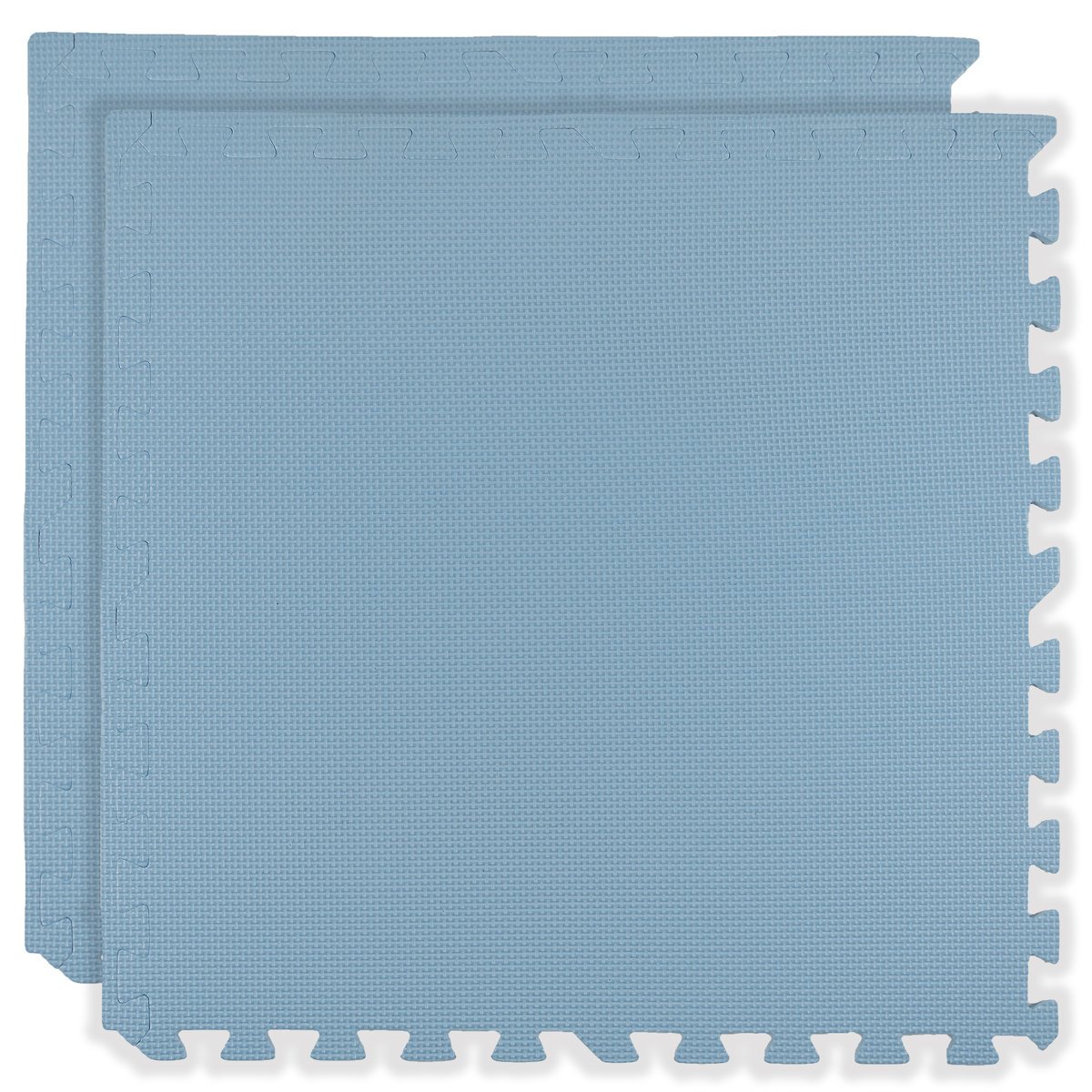 Mata piankowa podłogowa Humbi 120x60 Duże puzzle piankowe wodoodporne bezpieczne 2 szt. Jasnoniebieska
