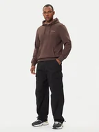Spodnie męskie - Alpha Industries Spodnie materiałowe 258200 Czarny Loose Fit - miniaturka - grafika 1