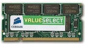Pamięć do laptopa Corsair Value Select, SODIMM, DDR2, 1 GB, 667 MHz, CL5 VS1GSDS667D2 VS1GSDS667D2