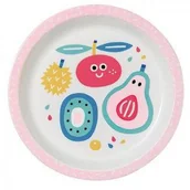Miseczki i talerzyki dla dzieci - Talerz Fi 18 Cm Dla Małych Dzieci, Seria Tutti Frutti Maison Petit Jour - miniaturka - grafika 1