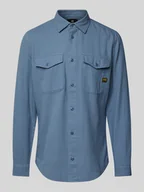 Koszule męskie - Koszula casualowa o kroju slim fit z kołnierzykiem typu kent - miniaturka - grafika 1