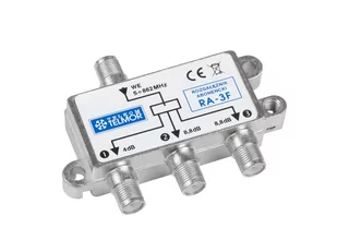 Telmor Rozgałęźnik abonencki RA-3F - Rozgałęźniki i multiswitche do TV-SAT - miniaturka - grafika 2