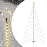 Ozdoby bożonarodzeniowe - vidaXL Lampki choinkowe, 570 ciepłych białych LED, 399 cm - miniaturka - grafika 1