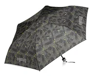 Parasole - ergobag Bardzo lekki parasol szkolny dla dzieci z torbą Ø 90 cm, żniwiarz - szary, jeden rozmiar - miniaturka - grafika 1