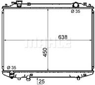 Układ chłodzenia - akcesoria - Chłodnica, układ chłodzenia silnika Mahle CR 1746 000S - miniaturka - grafika 1