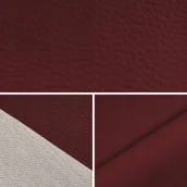 Pasmanteria - Skaj Ekoskóra Sztuczna Skóra Tkanina Tapicerska Materiał Wiśniowy 0,5 Mb - miniaturka - grafika 1