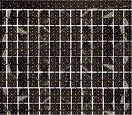 Dekoracje i nakrycia stołu na imprezę - Godan Kurtyna B&C gwiazdki 100 x 200 cm czarna - miniaturka - grafika 1