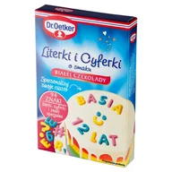 Dodatki do ciast w proszku - Dr. Oetker Kolorowe Literki i Cyferki 38 g - miniaturka - grafika 1