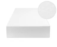 Prześcieradła dla dzieci - Prześcieradło Z Gumką 90X200 Jersey Białe - miniaturka - grafika 1