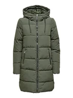 Płaszcze damskie - Only Kobiety Onldolly Long Puffer Coat Otw Noos Płaszcz, Zielony, L - miniaturka - grafika 1