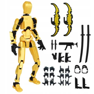 Robot Figurka Złącze Ruchoma Manekin 3D Diy Kolekcjonerska Mini Ruchomy - Manekiny wystawowe - miniaturka - grafika 1