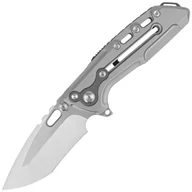 Noże - Nóż składany Reate T1000-V2 Gray Titanium/Zirconium, Satin M390 by Alvin Lee (T1-V2 TBZ.SAT) - miniaturka - grafika 1