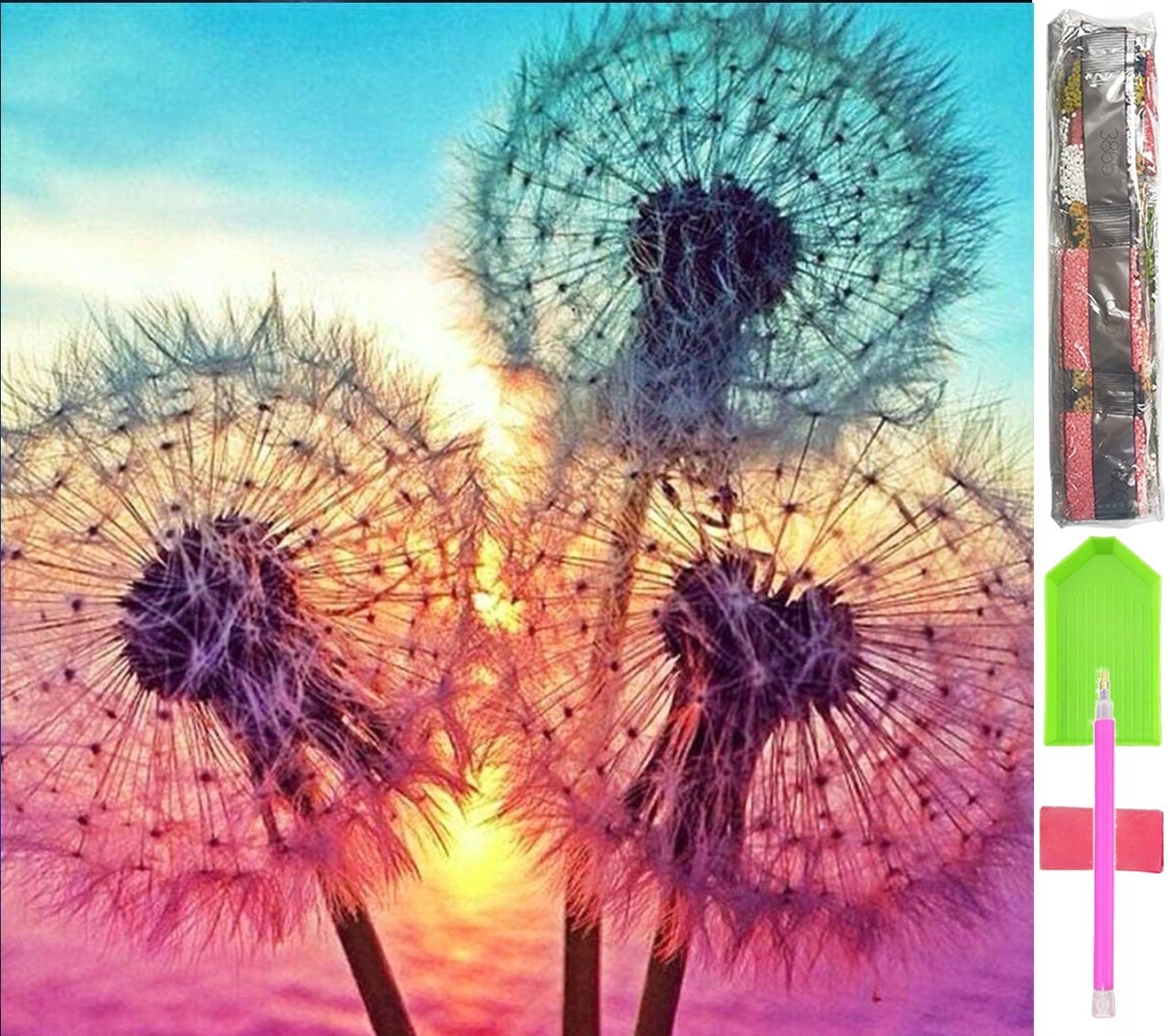 HAFT DIAMENTOWY DUŻY 5D Zestaw Obraz MOZAIKA D07