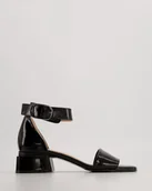 Sandały damskie - Lakierowane sandały - Venezia - miniaturka - grafika 1