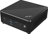 Zestawy komputerowe - MSI CUBI N ADL S-225BEU komputer typu barebone Wielkość PC 0.5L Czarny N100 - miniaturka - grafika 1