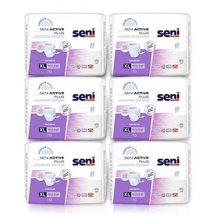 Seni Active Plus Majtki chłonne Extra Larg (XL), 10 sztuk - Pieluchy dla dorosłych - miniaturka - grafika 1