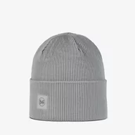Czapki męskie - Czapka Buff Crossknit Beanie solid light grey - ONE SIZE - miniaturka - grafika 1