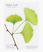 Szkolne artykuły papiernicze - Kartki samoprzylepne Miłorząb zielony L - Appree - miniaturka - grafika 1