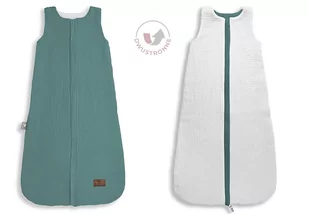 Sleepee Dwustronny Śpiworek Muślinowy Summer Ocean Green 4-24 Miesiące 1.0 Tog - Śpiworki dla dzieci - miniaturka - grafika 1