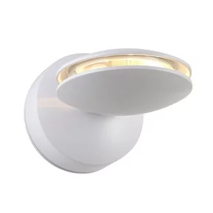 Milagro Kinkiet LAMPA ścienna TORCH ML3731 metalowa OPRAWA okrągła LED 6W minimalistyczna biała ML3731 - Lampy ścienne - miniaturka - grafika 1
